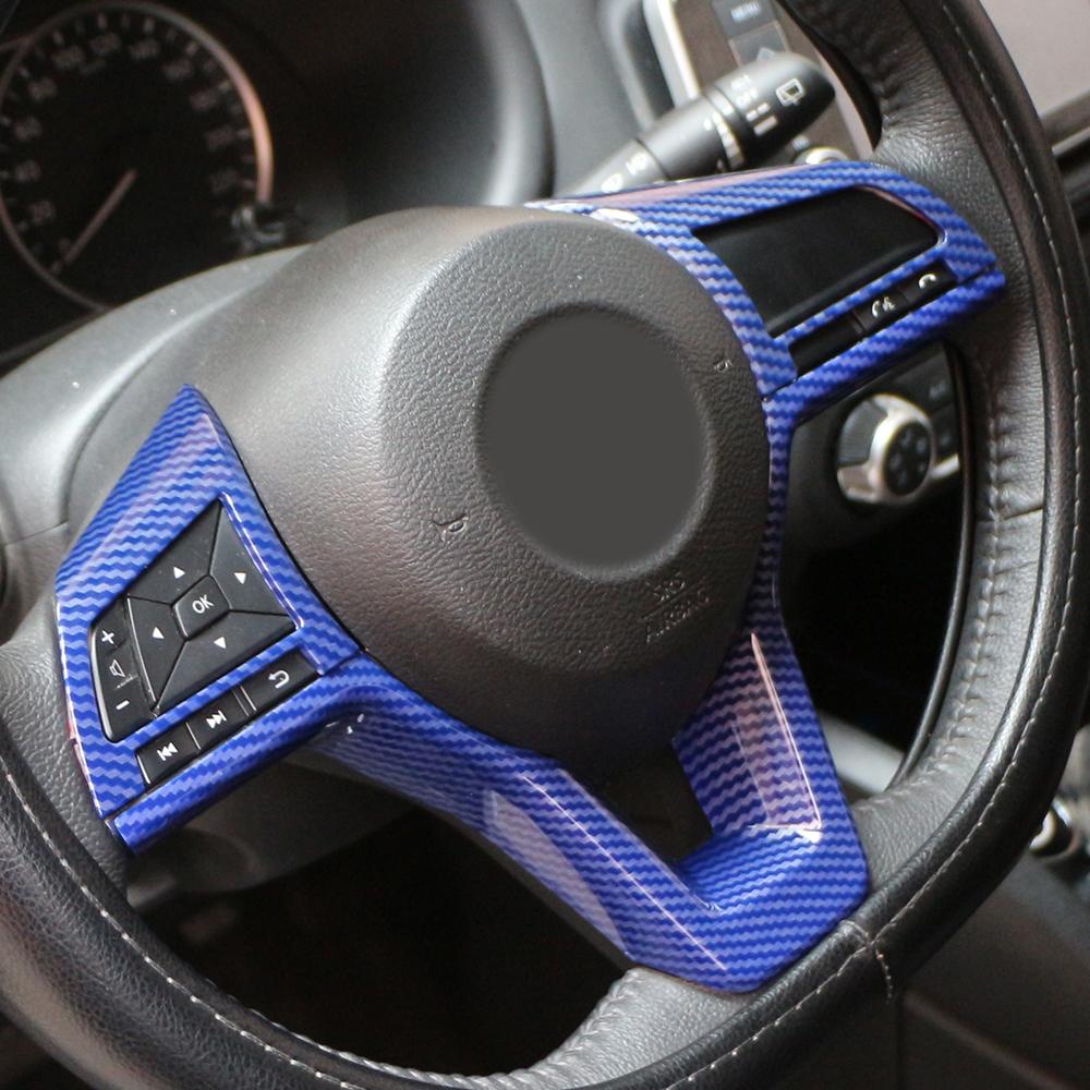 Auto Lenkrad Panel Abdeckung Zierleiste Aufkleber für Nissan Qashqai J11 Xtrail T32 Rogue Note Versa Kicks Juke Micra Leaf Sentra