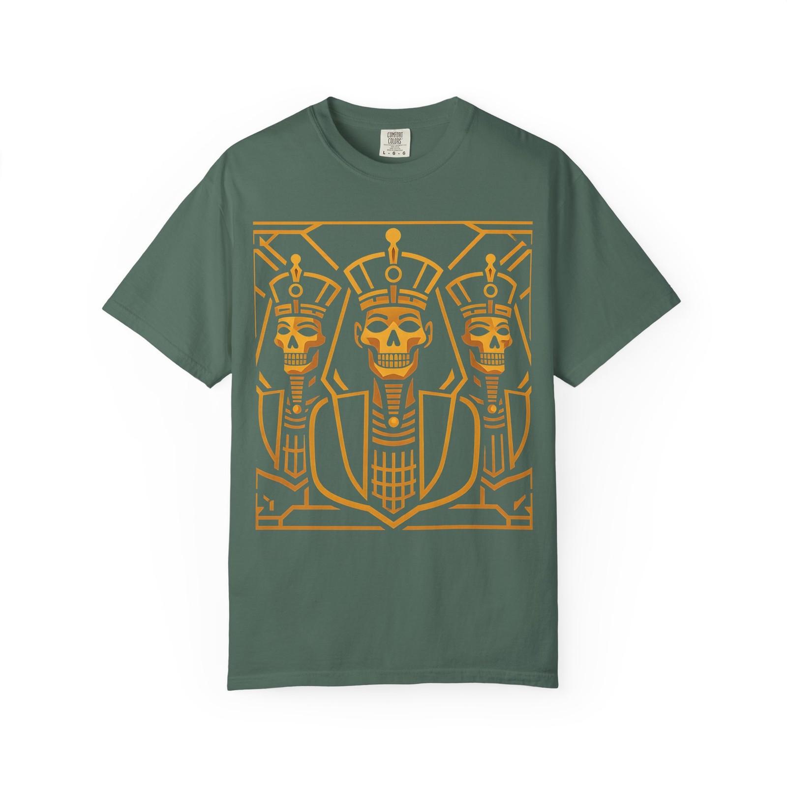 Three Pharaohs T-shirt | Ancient Egyptian Illustration S разноцветный