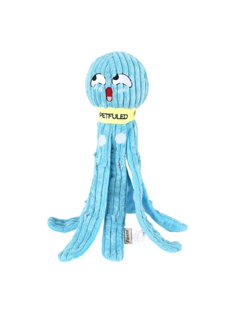 

Dog Toys Sound Leather Shell Toy Teddy Octopus Toys Molar Teeth Golden Retriever Dou Medium-sized Dog Pet Supplies