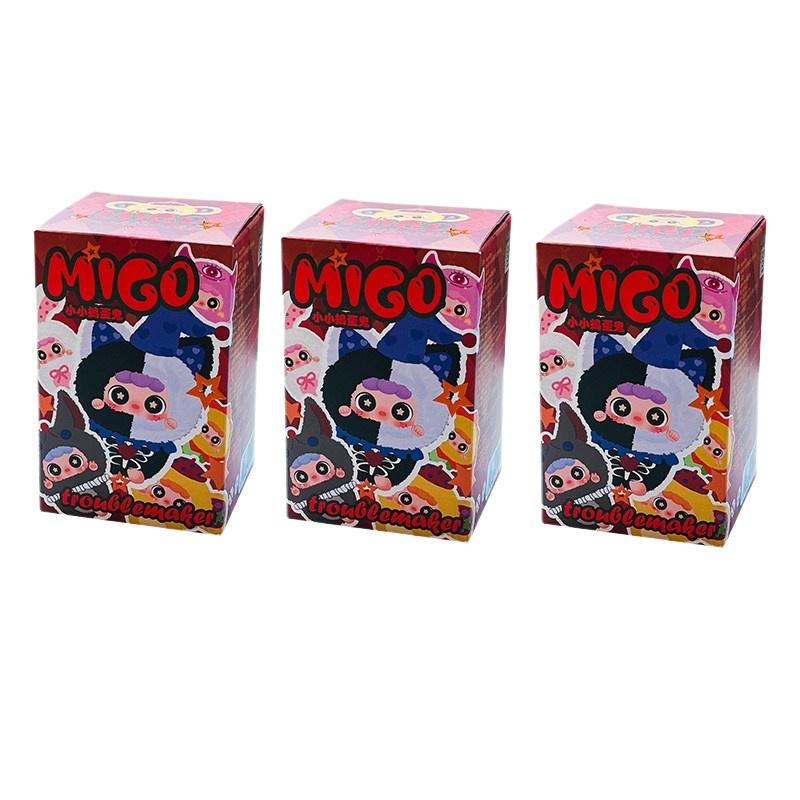 Latest Migo Small Troublemaker Series Plush Blind Box Adorable Stuffed Doll Pouch Pendant Fashionable Toy Designed For Surprise Girls Gifts Decoration