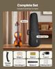 VEVOR Violin 355mm Full Size for Adults, Violin Fiddle Set for Beginners with Hard Case, Rosin, Bow, Shoulder Rest, Bridge, Tuner and Extra Strings