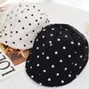 Adjustable Sun Hat Soft-top Peaked Cap Trendy Polka Dot Baseball Cap  For Women Men