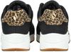 Кроссовки Skechers Uno Jungle Nite черные леопардовые туфли