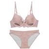 French Sexy Lingerie Set Big Chest Small Anti-sagging Sexy Lace Push-up Bra Breathable Sexy Panties