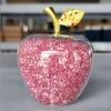 Colorful Crystal Craft Apple Statue Glitter Glass Crystal Home Decor Christmas Eve Ornaments Gift Christmas Eve Ornaments Home