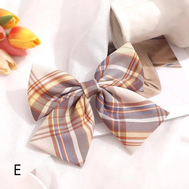 

Oversized Bow Hairpin Kawaii Girl Hair Clip Women Ribbon Girls Hairgrip Korean Cute Floral Hair Accessories E