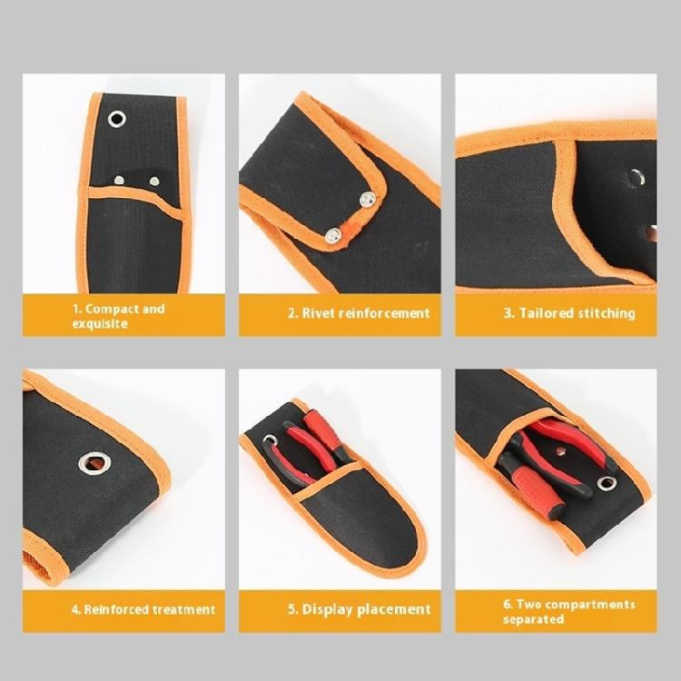 Multi Compartment Work Belt Storage Bag Industrial Grade Tool Organizers For Secure Tool Organization During Projects