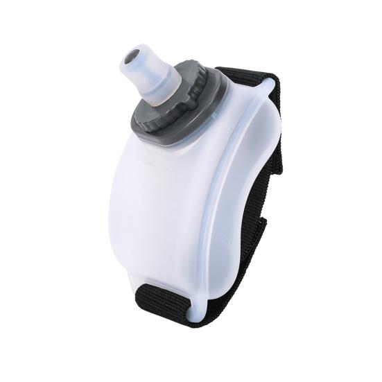 200ML Sports Wrist Water Bottle with Straw Leakproof Portable Lightweight Outdoor Cycling Fitness Travel Adjustable Wristband Squeeze Drinking Cup