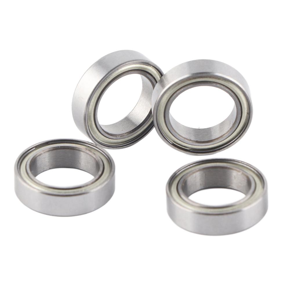 4 Stück RC Kugellager-Set 10x15x4mm Edelstahl-Lager für Arrma 3S 110 RC Car Crawler