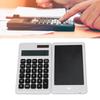 Desk Calcultor Solar Powered Multifunctional   Desktop Calculator with Writing Tablet