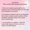 Flower Knows Surprise Blind Box Set (3-4 products) with randomly included items such as eyeshadow, blush, lipstick, and small accessories.