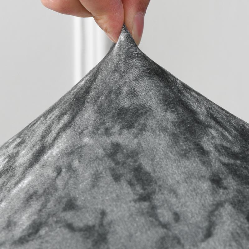 Velvet Plush Xl Dining Chair Covers ,Stretch Chaircover ,Spandex High Chairs Protector Covers Seat Slipcover With Elastic