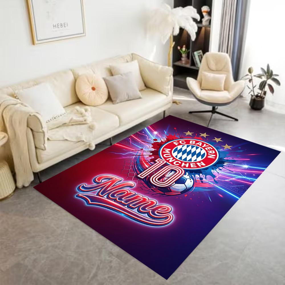 Bayern Munich Fan Gear Floor Mat Suitable for Living Rooms Study Room Decorate Room Dormitory Antislip Carpet Office Home Decor