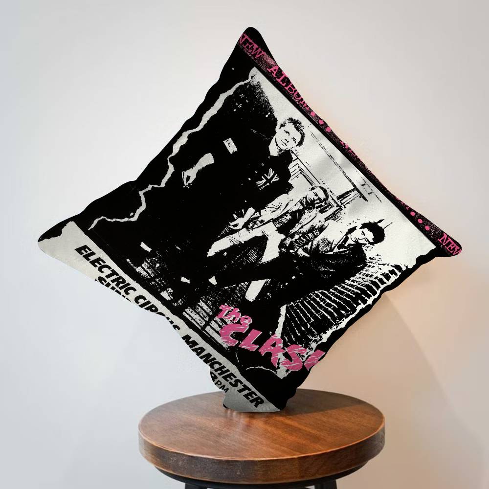 C-Clash T-The Band Cushion Cover Pillowcase Upholstery Sofa Throw Pillow Home Decor Pillowcas