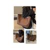 [Ailiyumo] Tote Bag Ladies Commute Business Bag A4 Large Capacity Bag Lightweight Waterproof With Zipper Plain Color Adult Elegant Independence PU