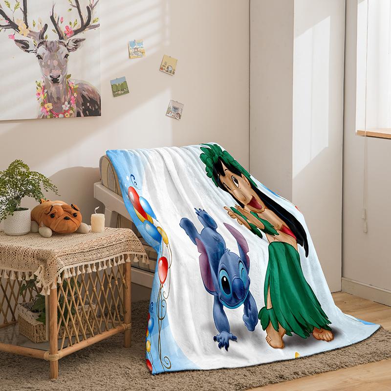 Cartoon Stitch Series Double-Sided Flannel 3D Digital Printing Blanket Blanket