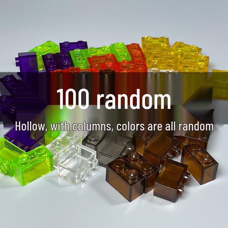Small Particle Building Blocks: 1x2 High-Hole Brick 3004 - Basic Wall Brick Toy Accessories