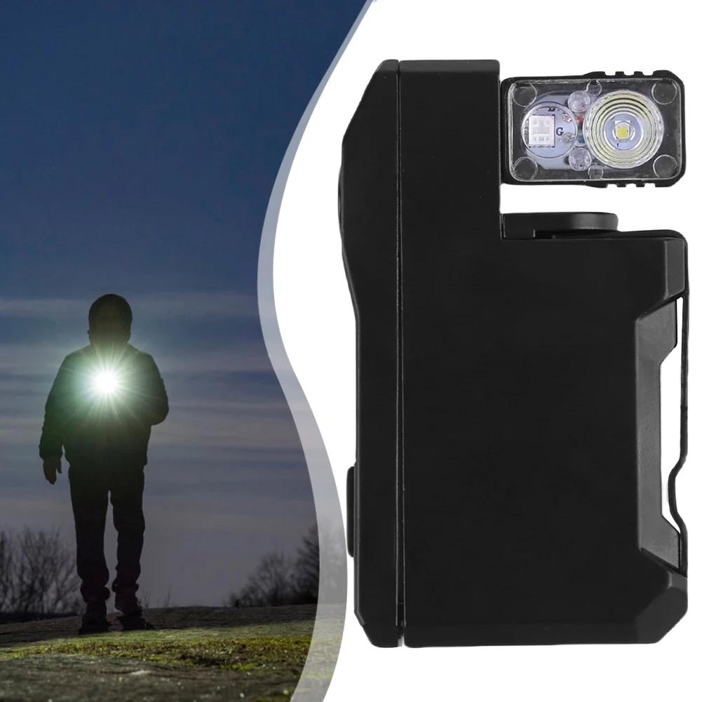 Rechargeable EDC Flashlight Portable Flat Pocket Flashlight Mini Flashlight for Camping Emergency