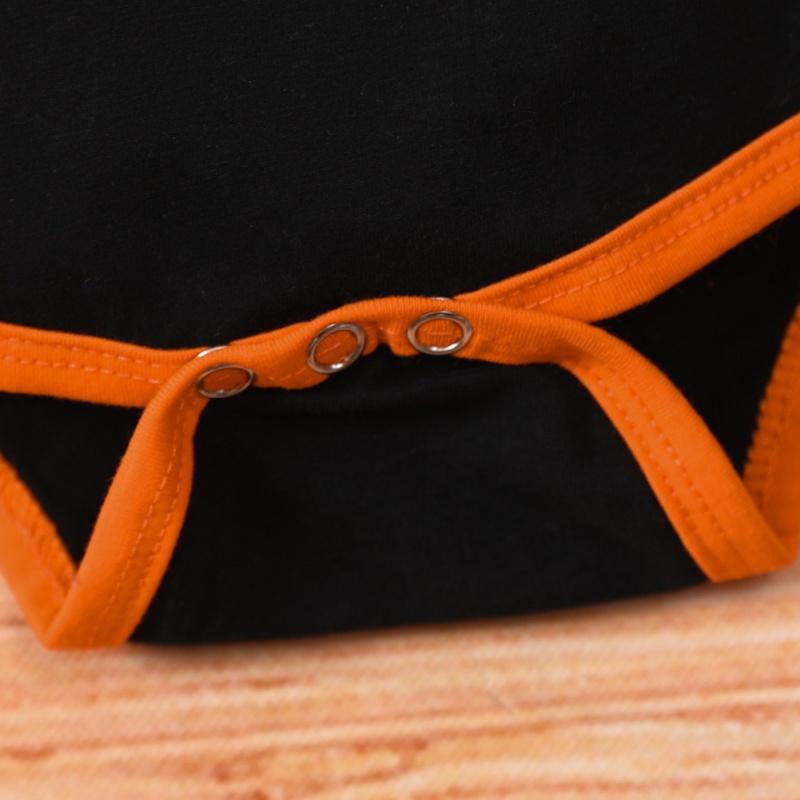 Baby Romper Pants And Hat Three Piece Set Letter Pumpkin Print Baby Halloween Costume Set