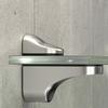Supporti Regolabili per Mensole in Vetro Morsetto in Metallo Montaggio a Parete Supporto Versatile per Mensole in Vetro per Bagno