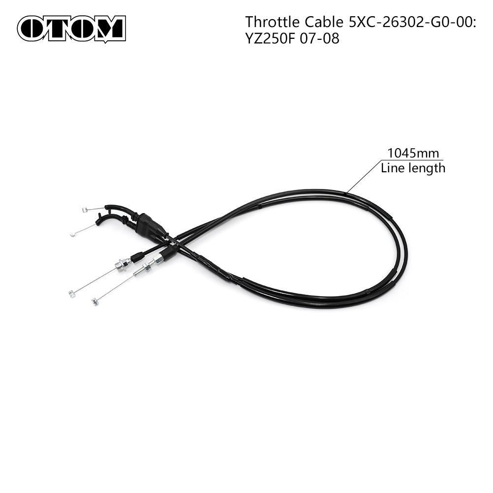 Motorcycle Clutch Cable Throttle Cable Emergency Brake Wire Oil Line For YAMAHA YZ250F YZ450F WR250F WR450F Off-road Dirt Bike