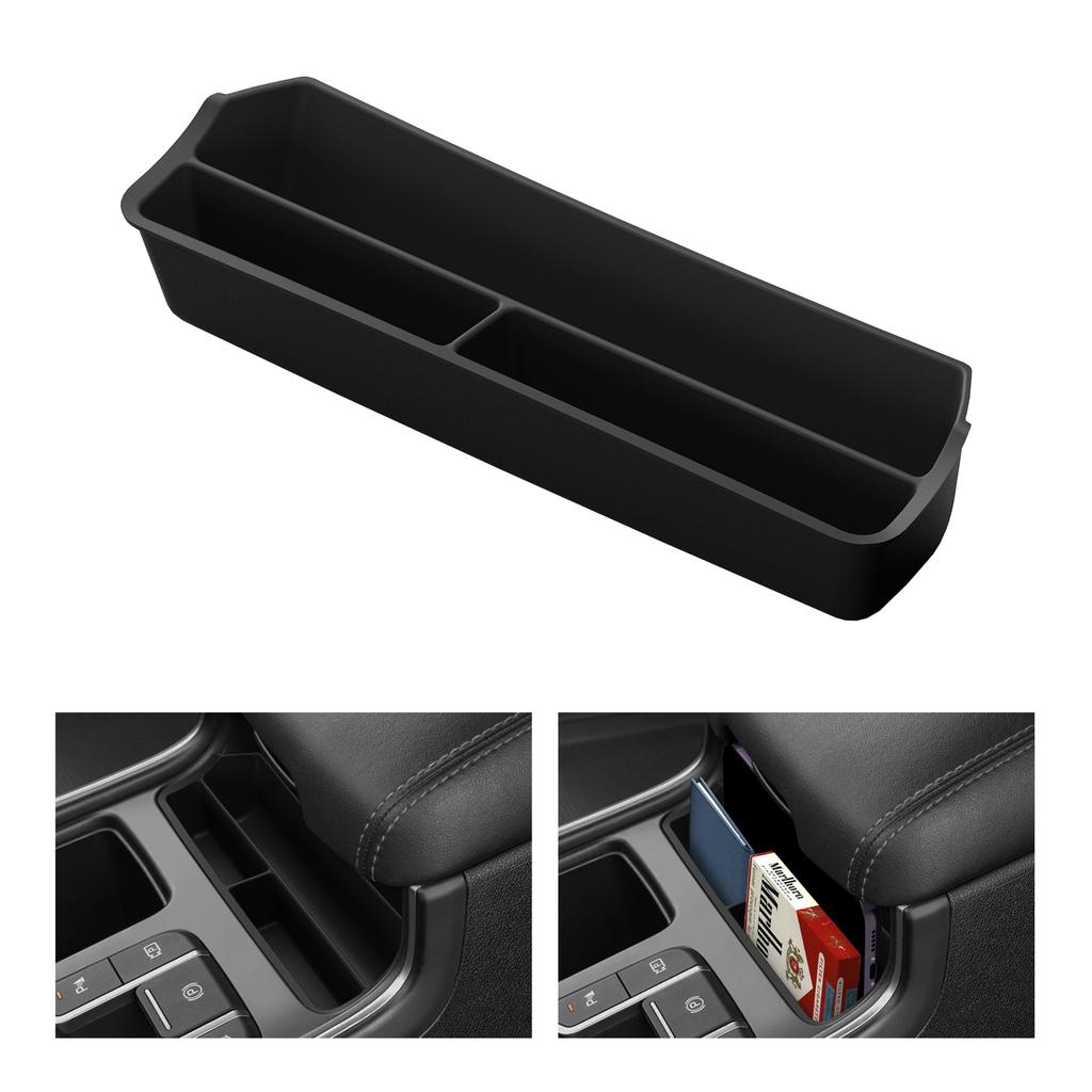 Car Tray for Kia Sorento 2021-2025 Center Console Storage Box Silicone Organizer Interior Accessories Stowing Tidying Black