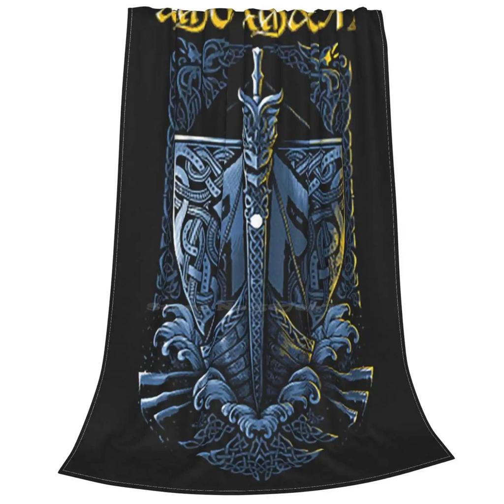 Nejlepší umělecké dílo Amon Amarth-Logo Měkká teplá deka Amon Amarth Band Amon Amarth Tour Amon Amarth Prodej Amon Amarth Leptop