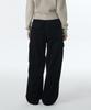 MUSINSA STANDARD WOMAN Women'S Corduroy Wide Cargo Pants [Black]