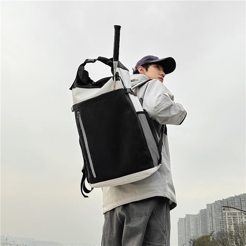Badminton Bag Men Sports Backpack Fitness Large Capacity Travel Bag Student Schoolbag