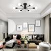 E27 Chandelier 6-Lights Close To Ceiling Light Modern Ceiling Lamp  Office