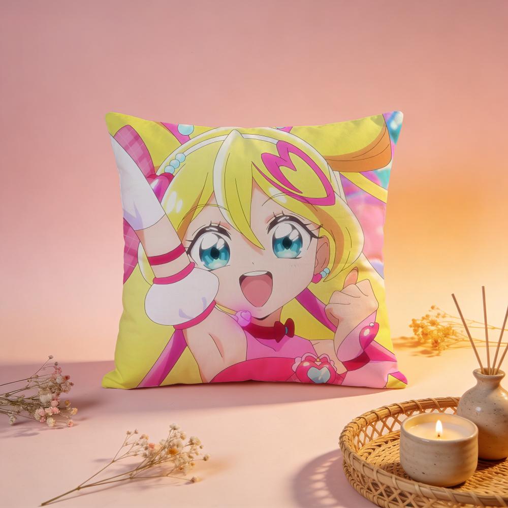 Hot YYYou and Idol Pretty Cureed Cushion Cover Comfortable Durable Pillow Cover MultiScene for Home Office Car Sofa