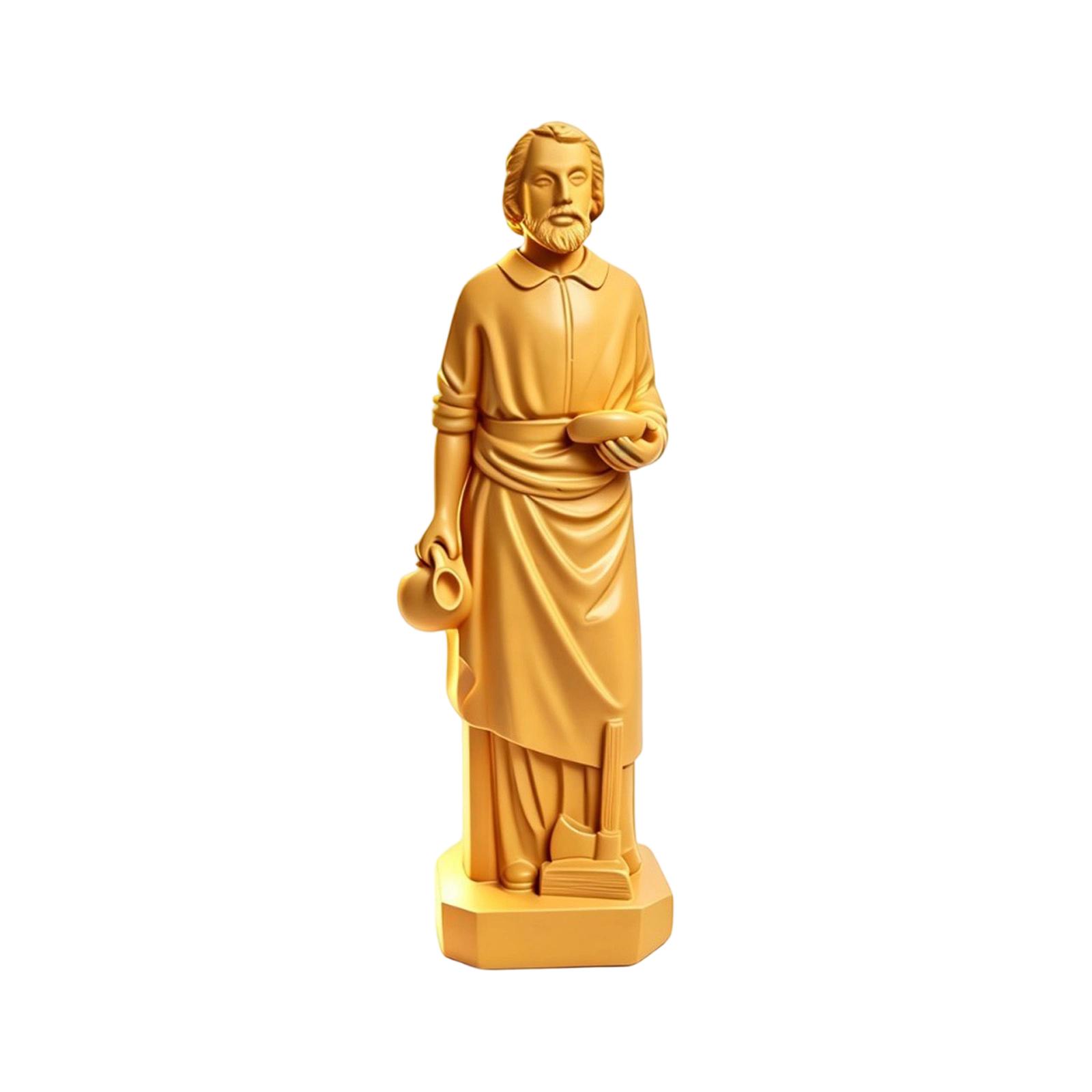 Carpenter Sculpture Figurine, Decor Desk Ornament for One Size