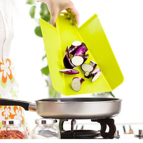 

Нескользящая Гибкая Пластиковая Складная Разделочная Доска для Нарезки Кухонная Горячая