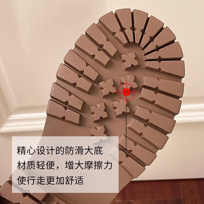 Thick-soled Versatile Fashion Boots Women's 2025 New Autumn Fashion Small Height-increasing Short Boots Versatile Temperament Trouser Tube Boots