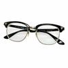 Very Good BJ CLASSIC COLLECTION Glasses SIRMONT Blow Black Mens S-831 Used