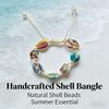 Handgefertigte verstellbare Muschelarmbänder für Damen, Vintage gewebter Sommer-Strandschmuck, Mode lässiges böhmisches Armband Geschenke