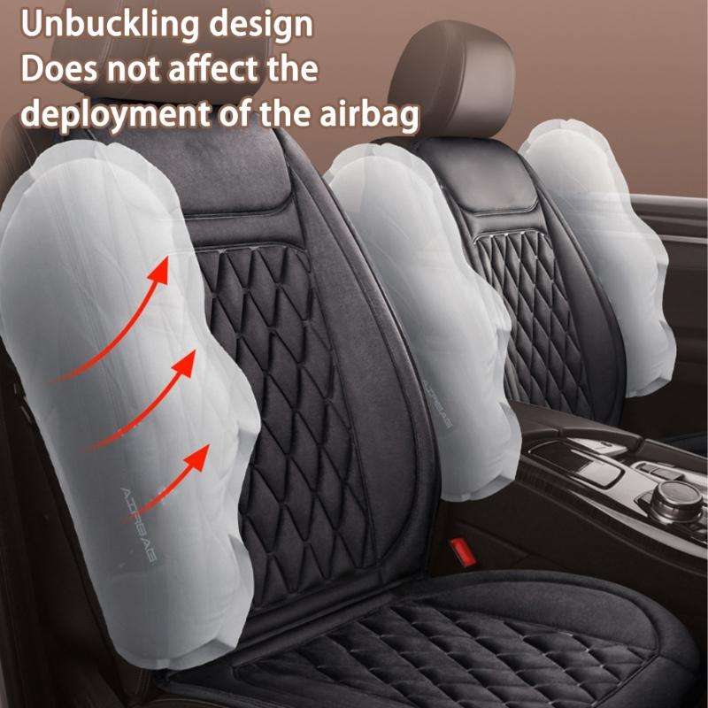 Premium Car Seat Heater Pad Build In Safety Technology Universal For Most Vehicles Long Lasting Comfort Winter Driving