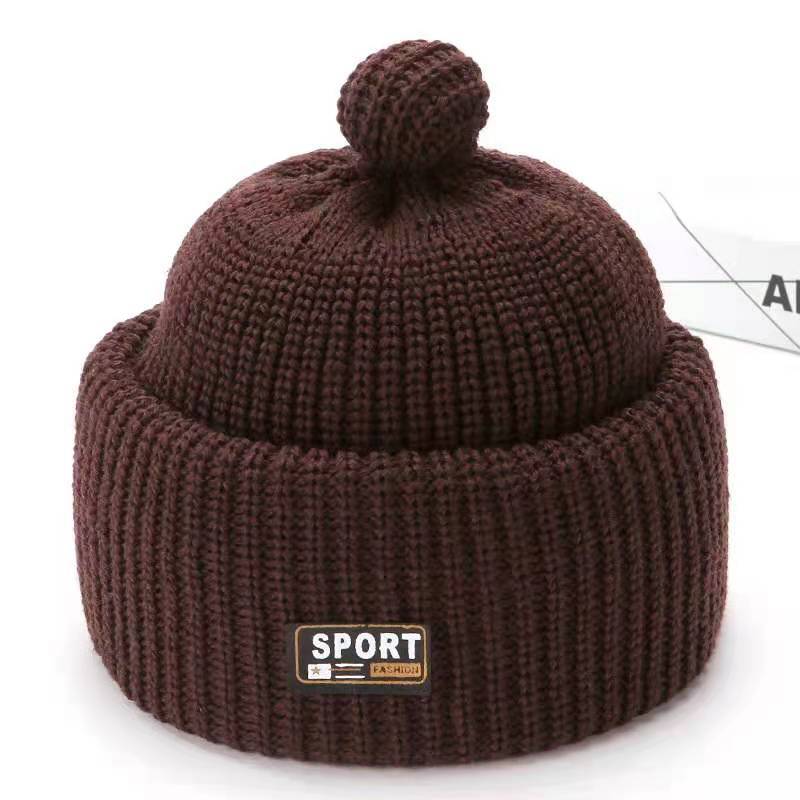 Old man's hat for men to keep warm in winter father's hat for ear protection old man's grandfather's knitted woolen hat thick middle-aged elderly hat