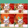 Creative Colorful Rabbit Keychain With Dazzling Rhinestones Stylish Keyring For Women