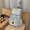 Schoolbag1011 Korean version backpack women's leisure versatile campus high value large beginner commuting outdoor travel small schoolbag
