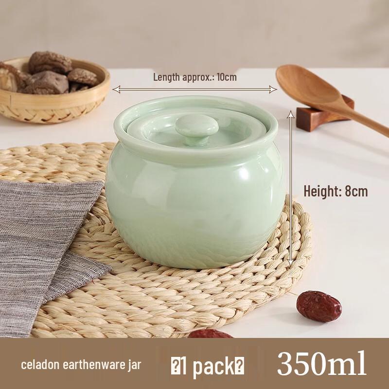 Yoshida Craftsman Celadon Ceramic Stew Pot