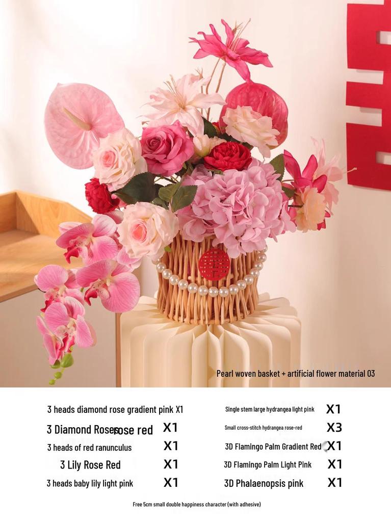 Romantic Wedding Decor: Artificial Flowers for Bedroom & Bridal Chamber