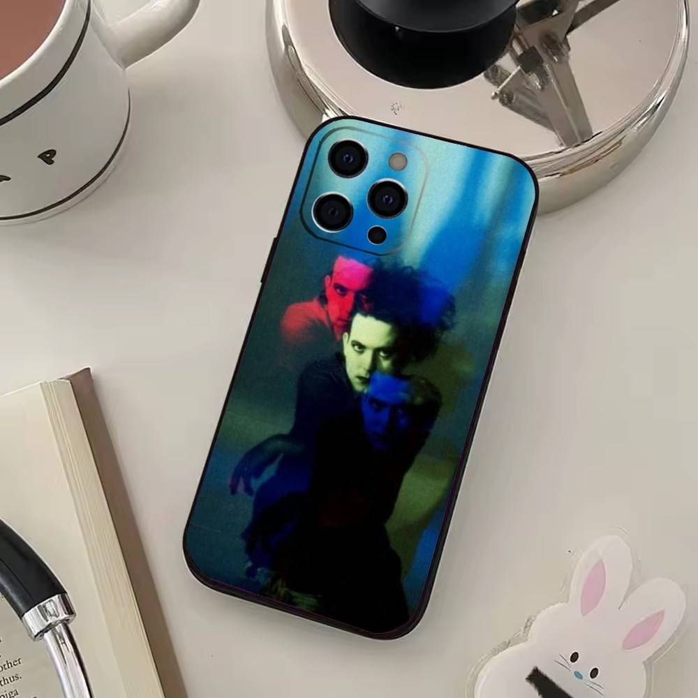 

The Robert C-CureS Smith Phone Case For iPhone17,16,15,14,13,12,11 Plus,Pro Max Soft Black Cover iPhone12PROMAX