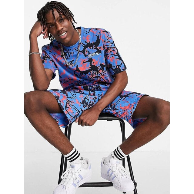 

Синяя футболка с принтом adidas Originals Adventure