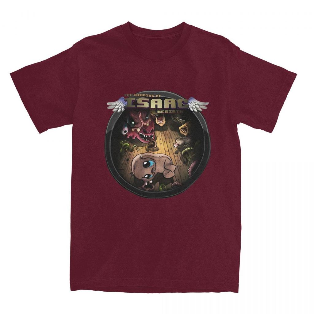 The Binding Of Isaac T-Shirt Video Game Novelty T-Shirts Short Sleeve Street Style Tops Pure Cotton O-Neck 4XL 5XL 6XL Top Tees