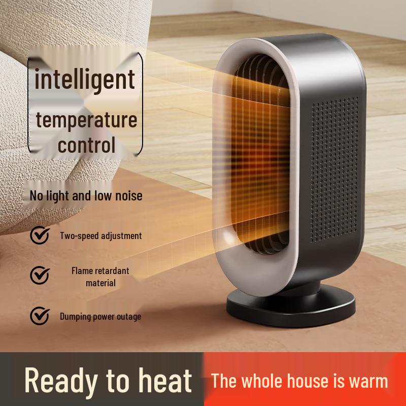Compact Silent Desktop Electric Heater: Fast & Efficient Warmth for Home or Office