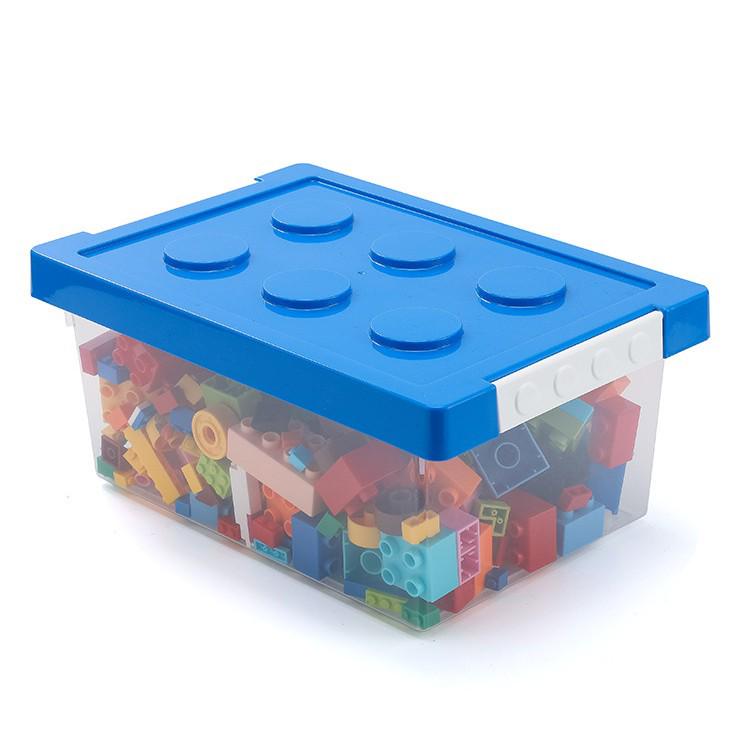 Medium Transparent Organizer Box for Clothes, Toys, and Books