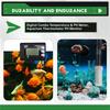 AB34-Combo Digital Combination Temperature& PH Meter, Aquarium Thermometer With Automatic Calibration Function, PH Monitor Syste