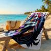Christmas Nightmare Beach Towel Super Soft Microfiber Quickdry Fabric Comfortable Lightweight