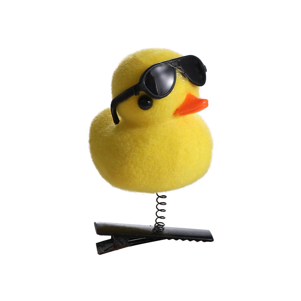 Fashion Flower Duck Hair Clips Plush Cap Chicken Side Barrettes Hair Accessories Funny Cartoon Duckbill Clips Party